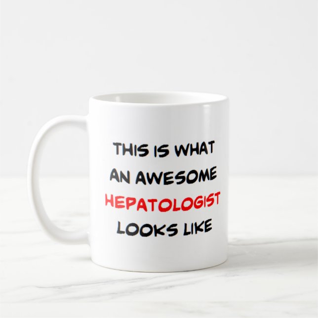 Hepatologe, phantastisch kaffeetasse (Links)