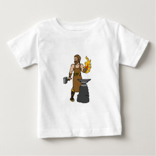 Hephaestus griechischer Gottschmied Baby T-shirt