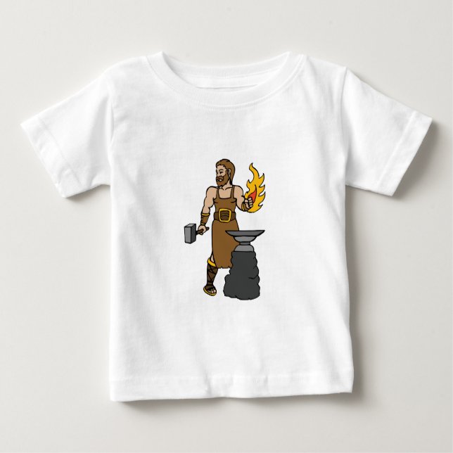 Hephaestus griechischer Gottschmied Baby T-shirt (Vorderseite)