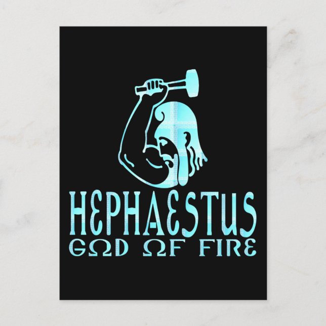 Hephaestus Postkarte (Vorderseite)