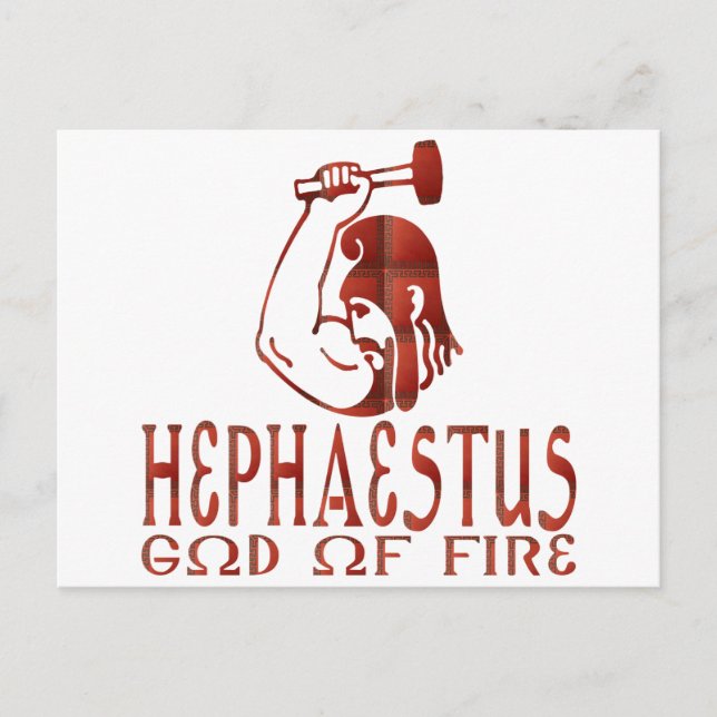 Hephaestus Postkarte (Vorderseite)