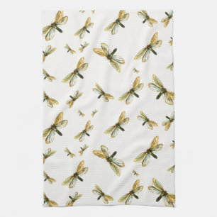 Hepialus humuli women - Ghost Moth oder Ghost Swif Geschirrtuch