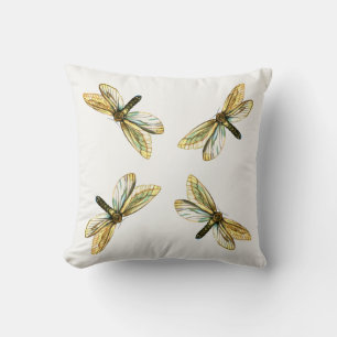 Hepialus humuli women - Ghost Moth oder Ghost Swif Kissen