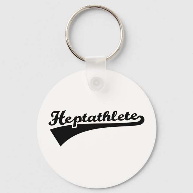 Heptathlete Schlüsselanhänger (Vorderseite)