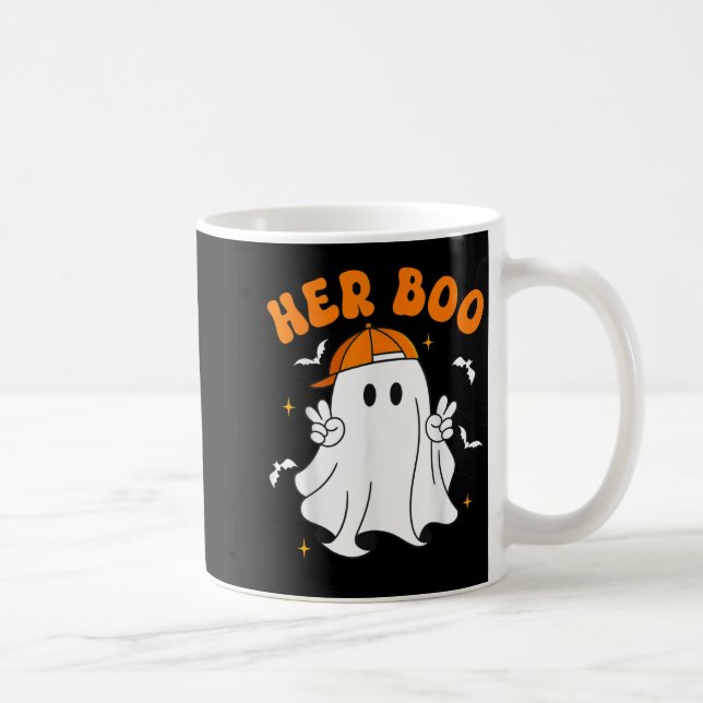 Her Boo &amp; His Boo Funny Matching Halloween Cou Kaffeetasse (Rechts)