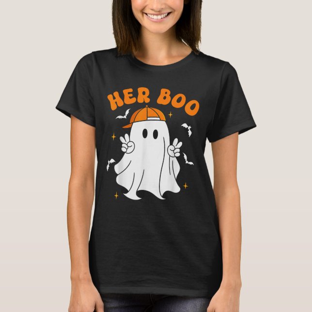 Her Boo &amp; His Boo Funny Matching Halloween Cou T-Shirt (Vorderseite)