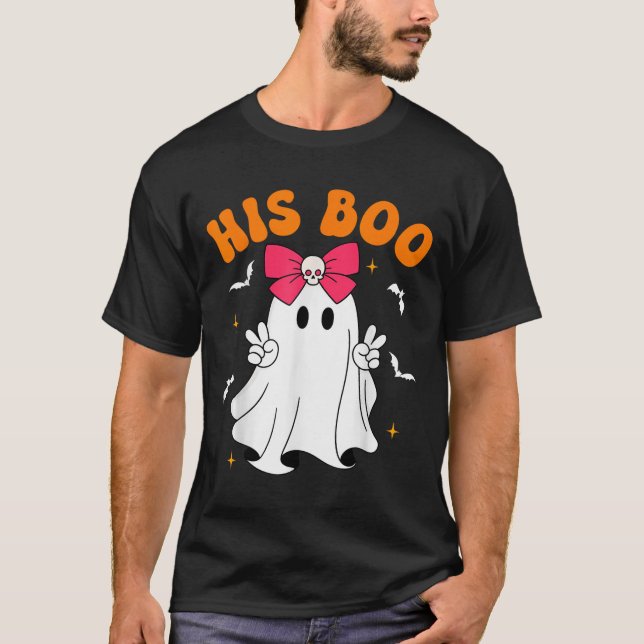 Her Boo &amp; His Boo Funny Matching Halloween Cou T-Shirt (Vorderseite)