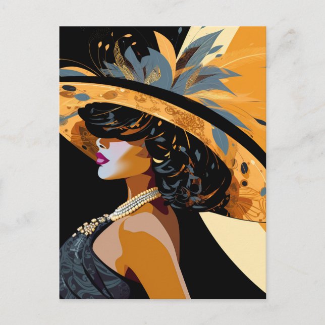 HER CROWN #1 POSTKARTE (Vorderseite)