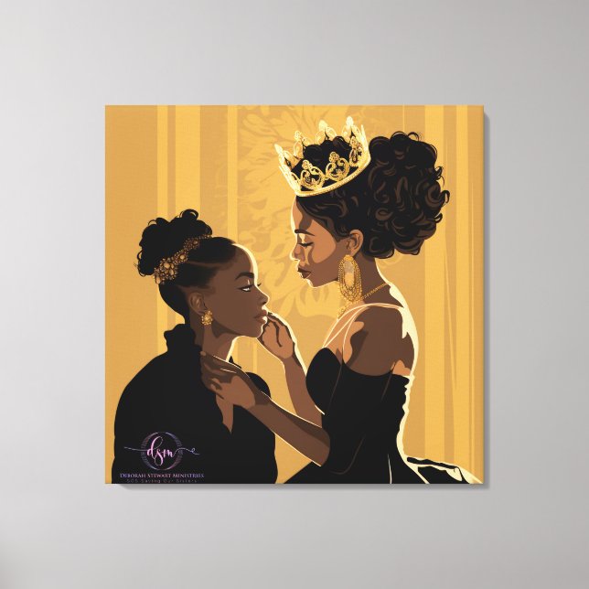 HER CROWN #2 LEINWANDDRUCK (Vorderseite)