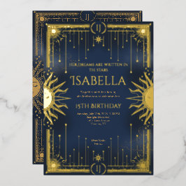 Her dreams are written in the stars folieneinladung