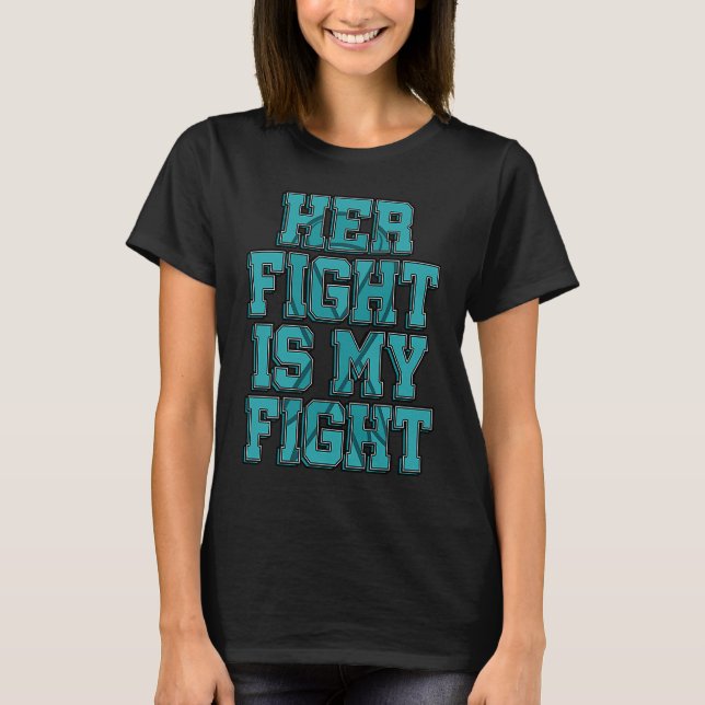 Her Fight Is My Fight Batten Disease Advocate Batt T-Shirt (Vorderseite)