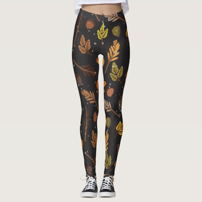 Her Four Seasons – Autumn Pattern Leggings (Vorderseite)