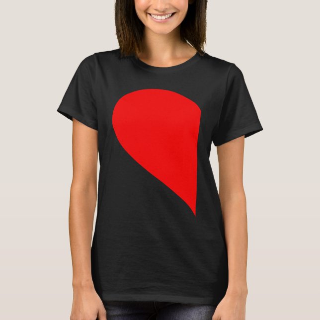 HER HIM HEART PARTNER VALENTINE'S DECORATIONS WOME T-Shirt (Vorderseite)