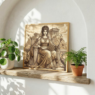 Hera Griechische Mythologie Poster