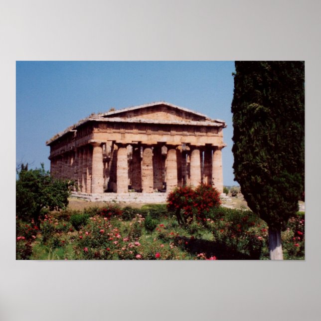 Hera-Tempel Poster (Vorne)