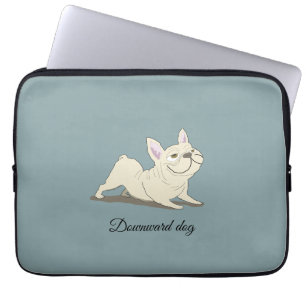 Herabschauender Hund Laptopschutzhülle