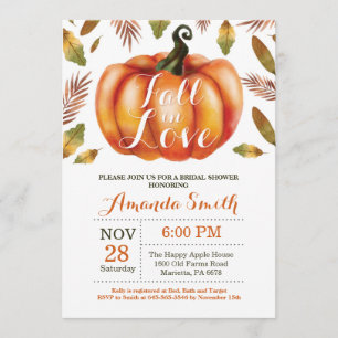 Herabsetzung der Liebe Bridal Dusche Einladungskar Einladung