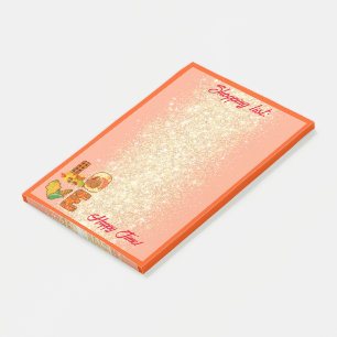 Herabsetzung der Liebe Herbsteinstellung Text und  Post-it Klebezettel