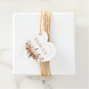 Herabsetzung der Liebe Pumpkin Wildblume Herzklopf Geschenkanhänger