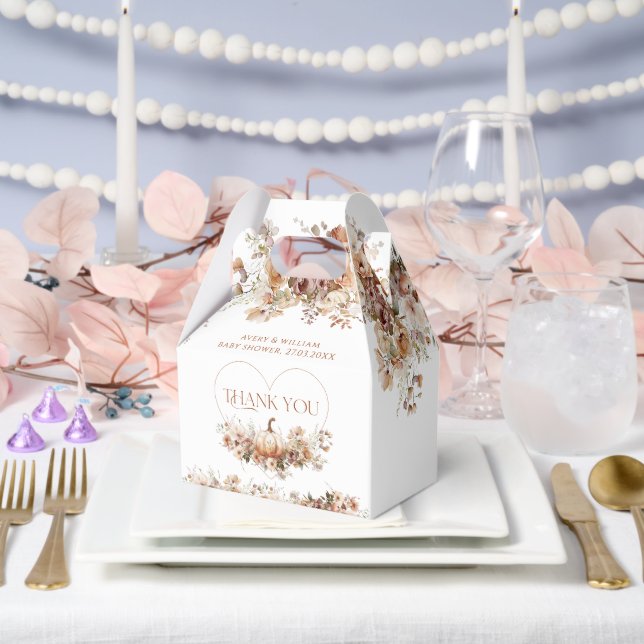 Herabsetzung der Liebe Pumpkin Wildblume Herzklopf Geschenkschachtel (Hochzeit)