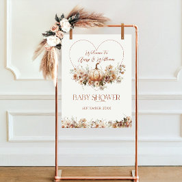 Herabsetzung der Liebe Pumpkin Wildblume Herzklopf Poster