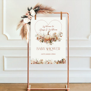 Herabsetzung der Liebe Pumpkin Wildblume Herzklopf Poster