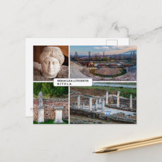 Heraclea Lyncestis - Bitola, Mazedonien Postkarte