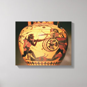 Heracles, das Geryon kämpft Leinwanddruck