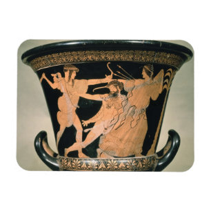 Herakles Struggling, Details aus einer attischen r Magnet