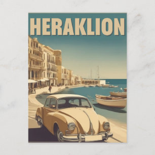 Heraklion, Heraklion. Grieche Berufung Postkarte