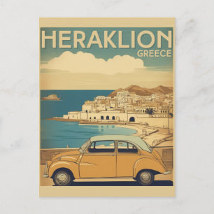 Heraklion, Heraklion. Grieche Berufung Postkarte