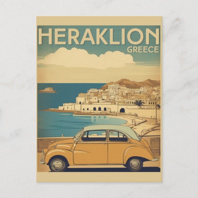 Heraklion, Heraklion. Grieche Berufung Postkarte (Vorderseite)