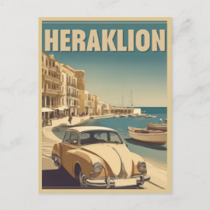 Heraklion, Heraklion. Grieche Berufung Postkarte