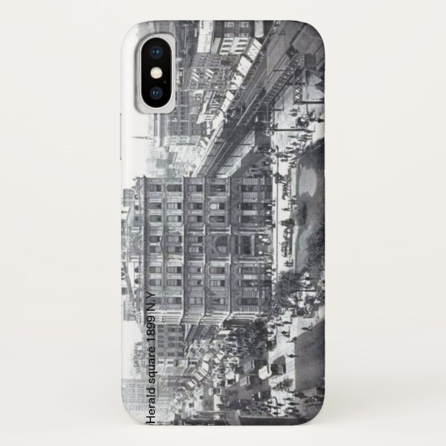 Herald Square 1899 N.Y iPhone Case (Rückseite)