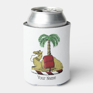 Heraldic Camel Palm Tree Color Coat of Arms Dosenkühler