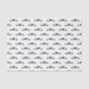 Heraldic Crown Crossed Schwerter Sabers Emblem Wap Seidenpapier