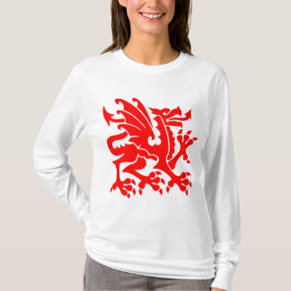 Heraldic Dragon 01 - Rot T-Shirt