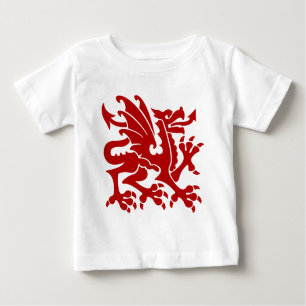 Heraldic Dragon 01 - Ruby Red Baby T-shirt