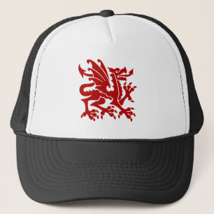 Heraldic Dragon 01 - Ruby Red Truckerkappe