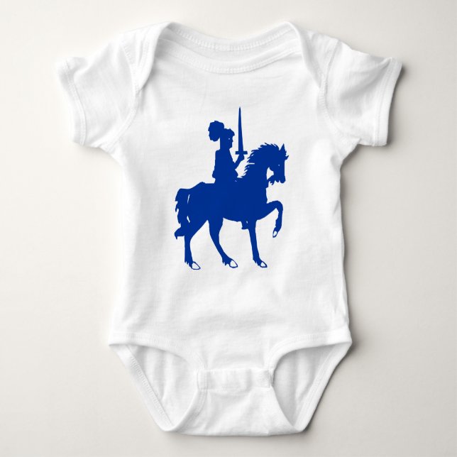 Heraldic Knight Baby Strampler (Vorderseite)