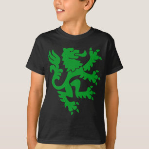 Heraldic Lion 01 - Gras Green T-Shirt