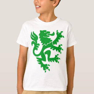 Heraldic Lion 01 - Gras Green T-Shirt