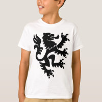Heraldic Lion 01 - Schwarz