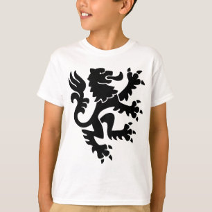 Heraldic Lion 01 - Schwarz T-Shirt