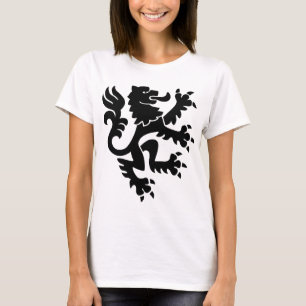 Heraldic Lion 01 - Schwarz T-Shirt