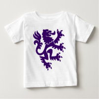 Heraldic Lion 01 - Tief Lila