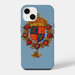 Heraldik mit Krone iPhone 14 Hülle