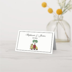 Heraldische Kamelpalme Baumfarbe Wappen Platzkarte