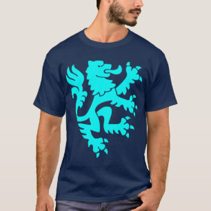 Heraldische Löwe 01 - Cyan T-Shirt