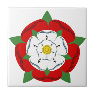 Heraldische Rose Fliese